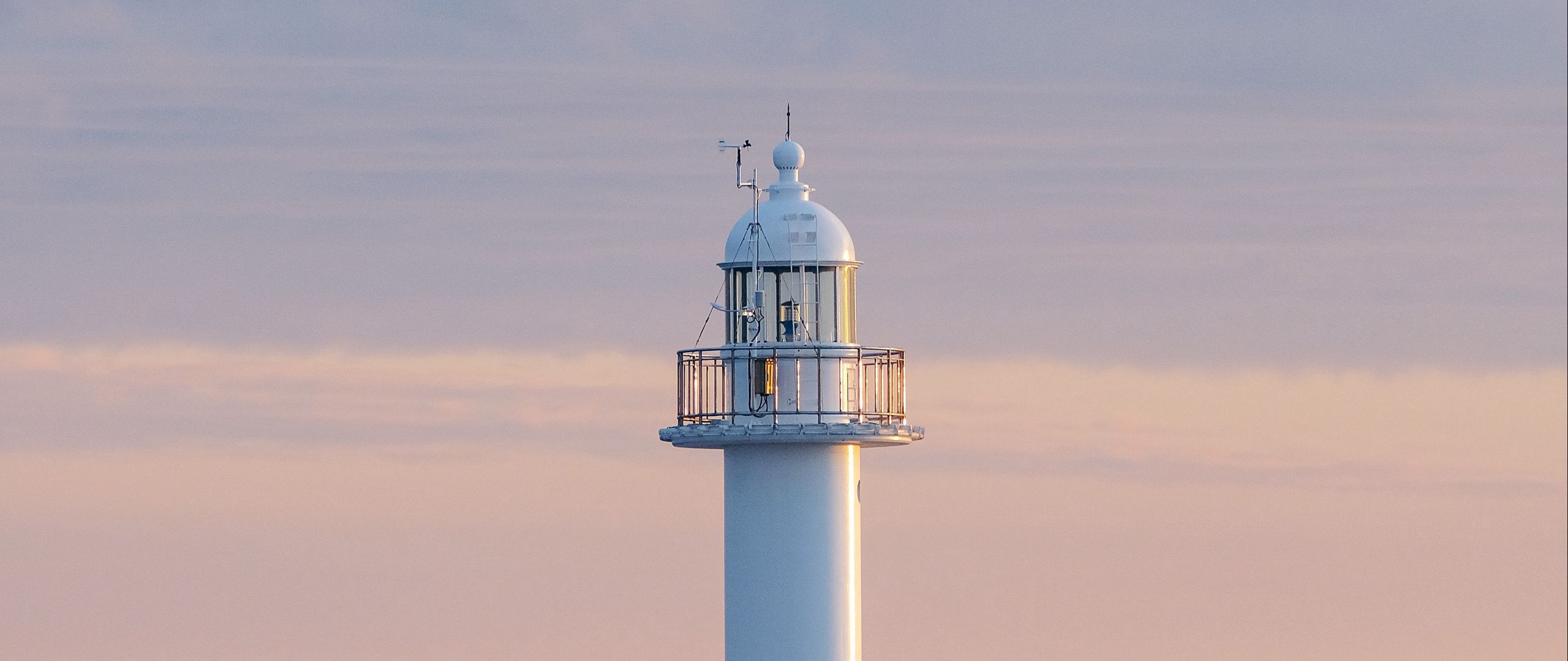 2560x1080 Wallpaper lighthouse, tower, white, minimalism