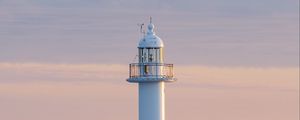 Preview wallpaper lighthouse, tower, white, minimalism