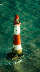 Preview wallpaper lighthouse, water, building, architecture, sea