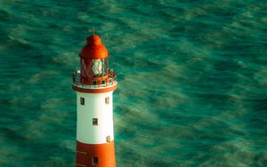 Preview wallpaper lighthouse, water, building, architecture, sea