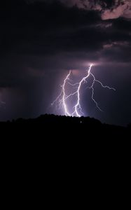 Preview wallpaper lightning, glow, dark