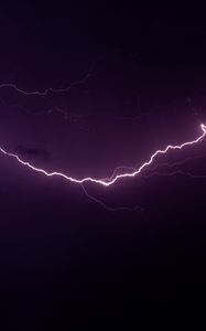 Preview wallpaper lightning, glow, night, dark