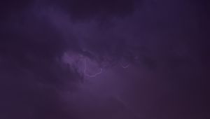 Preview wallpaper lightning, storm, clouds, sky