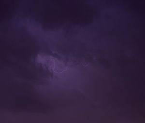 Preview wallpaper lightning, storm, clouds, sky