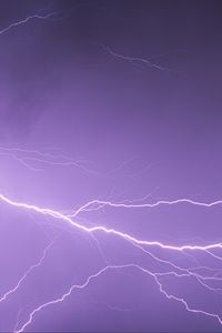 Preview wallpaper lightning, storm, sky, glow