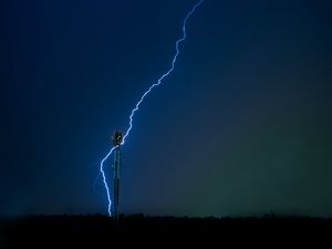 Preview wallpaper lightning, thunderstorm, night, nature