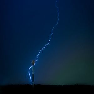 Preview wallpaper lightning, thunderstorm, night, nature