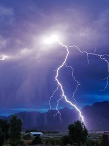 Preview wallpaper lightning, thunderstorm, sky, nature