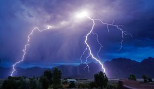 Preview wallpaper lightning, thunderstorm, sky, nature