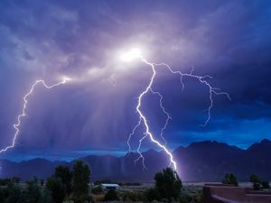 Preview wallpaper lightning, thunderstorm, sky, nature