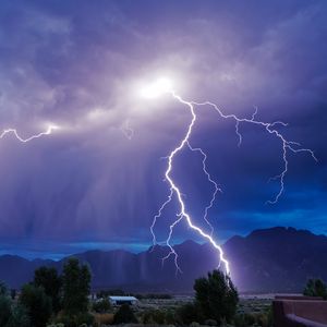 Preview wallpaper lightning, thunderstorm, sky, nature