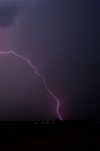 Preview wallpaper lightning, thunderstorm, sky, evening