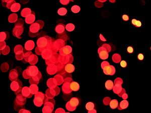 Preview wallpaper lights, bokeh, red, dark