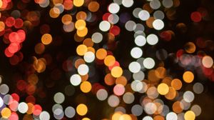 Preview wallpaper lights, circles, glare, bokeh, colorful