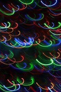 Preview wallpaper lights, colorful, abstraction, blur, long exposure