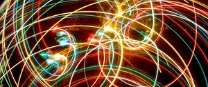 Preview wallpaper lights, colorful, long exposure, abstraction, light