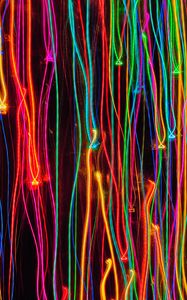 Preview wallpaper lights, freezelight, long exposure, glow, bright, colorful
