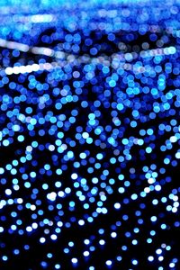 Preview wallpaper lights, glow, bokeh, blue