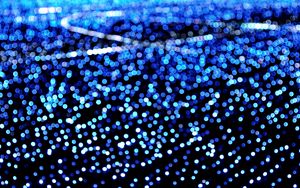 Preview wallpaper lights, glow, bokeh, blue