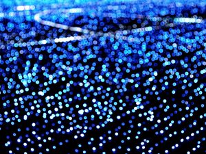 Preview wallpaper lights, glow, bokeh, blue