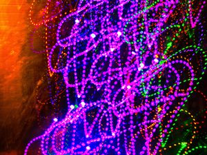 Preview wallpaper lights, glow, freezelight, bright