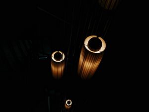 Preview wallpaper lights, light, backlight, darkness, dark