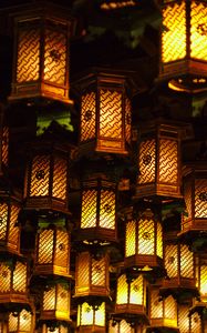 Preview wallpaper lights, light, dark