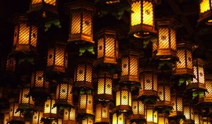 Preview wallpaper lights, light, dark