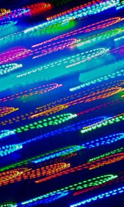 Preview wallpaper lights, neon, long exposure, colorful, abstraction