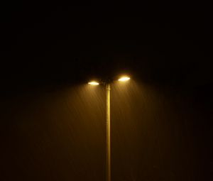 Preview wallpaper lights, rain, night, dark