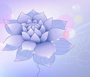 Preview wallpaper lilac, flower, design