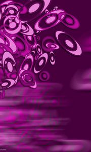 Preview wallpaper lilac, purple, drawing, pattern