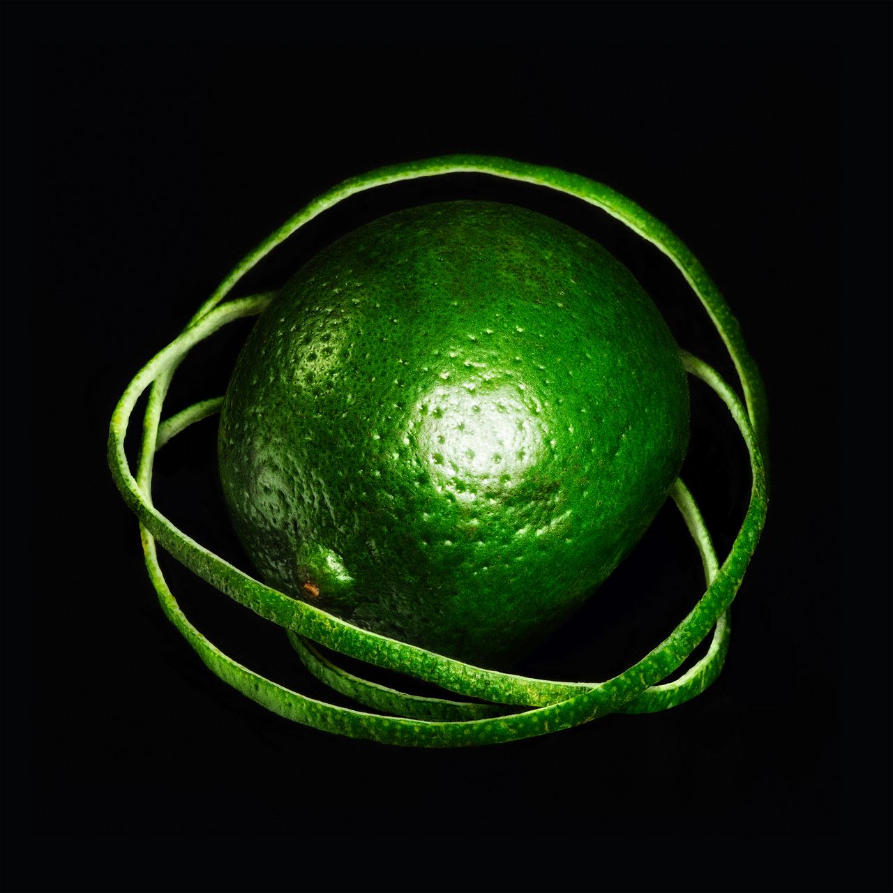 1280x1280 Wallpaper lime, lanes, macro, fruit, green, citrus