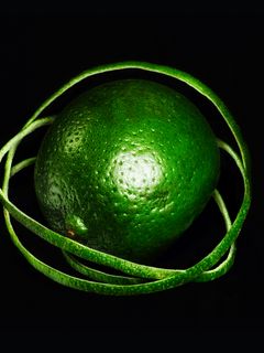 240x320 Wallpaper lime, lanes, macro, fruit, green, citrus