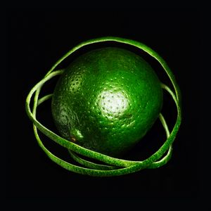 Preview wallpaper lime, lanes, macro, fruit, green, citrus