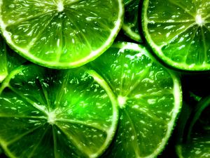 Preview wallpaper lime, segments, slices, green, background