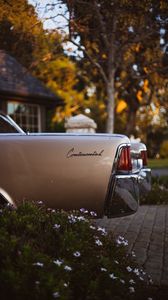 Preview wallpaper lincoln continental, car, retro, side view