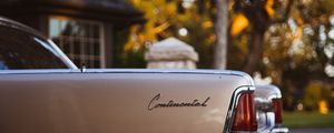 Preview wallpaper lincoln continental, car, retro, side view