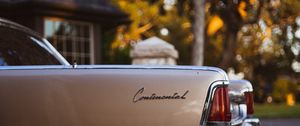 Preview wallpaper lincoln continental, car, retro, side view