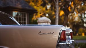 Preview wallpaper lincoln continental, car, retro, side view