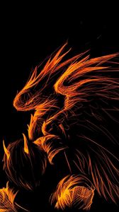 Preview wallpaper line, background, dark, explosion