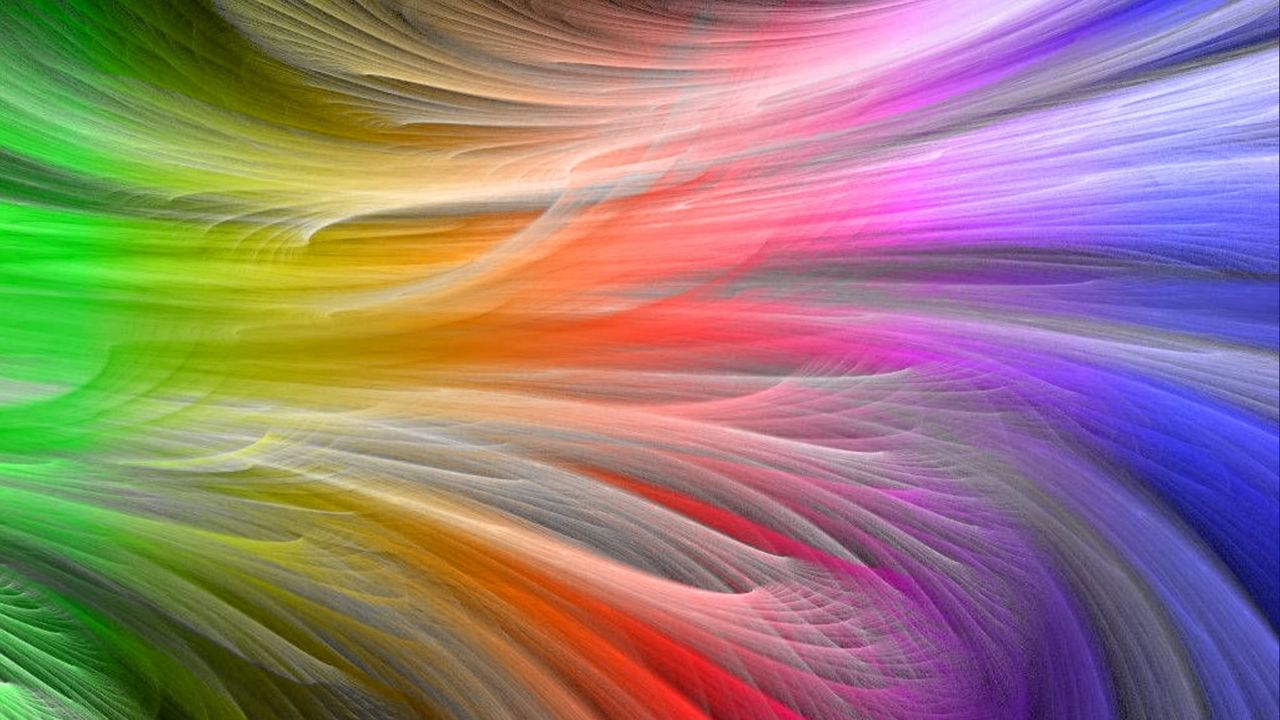 Wallpaper line, blurred, colorful, bright