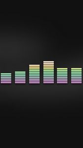Preview wallpaper line, equalizer, multi-colored
