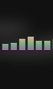 Preview wallpaper line, equalizer, multi-colored