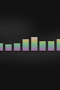 Preview wallpaper line, equalizer, multi-colored
