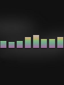 Preview wallpaper line, equalizer, multi-colored