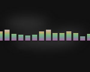 Preview wallpaper line, equalizer, multi-colored
