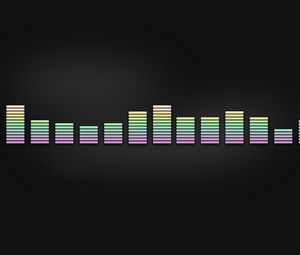 Preview wallpaper line, equalizer, multi-colored