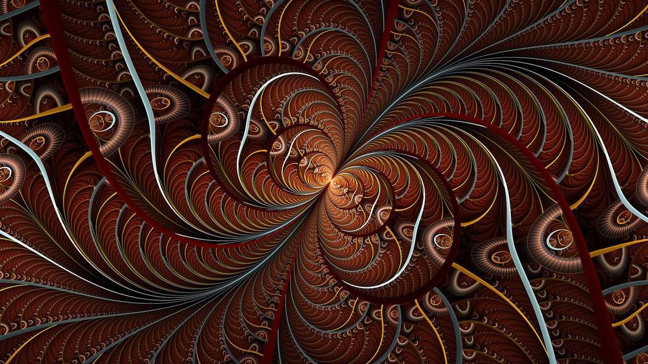 Wallpaper line, fractal, background