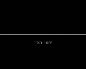 Preview wallpaper line, inscription, simple, just, minimalism